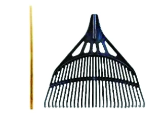 Grebla plastic 66cm cu coada