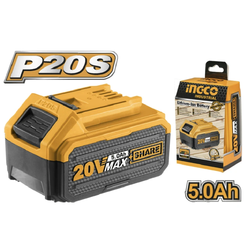 Acumulator, baterie 20V cu 5.0Ah Li-Ion, INGCO