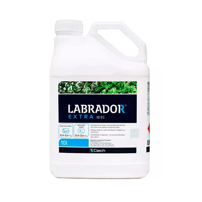 Erbicid Labrador Extra 50EC - 10 Litri, Quizalofop-p-etil, Postemergent