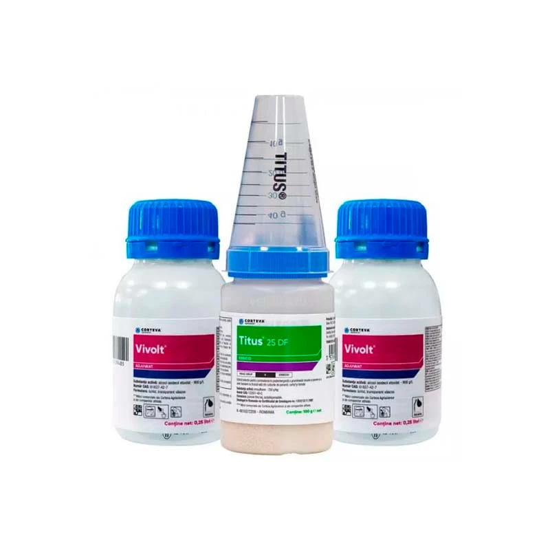 Erbicid TITUS 25 DF - 100 g + Adjuvant VIVOLT/TREND - 500 ml, Corteva, Postemerg