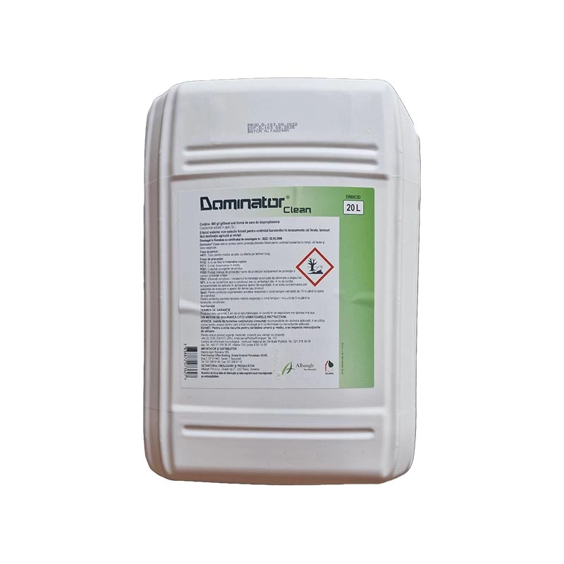 Erbicid total Dominator CLEAN, 20 litri, glifosat 480g/l