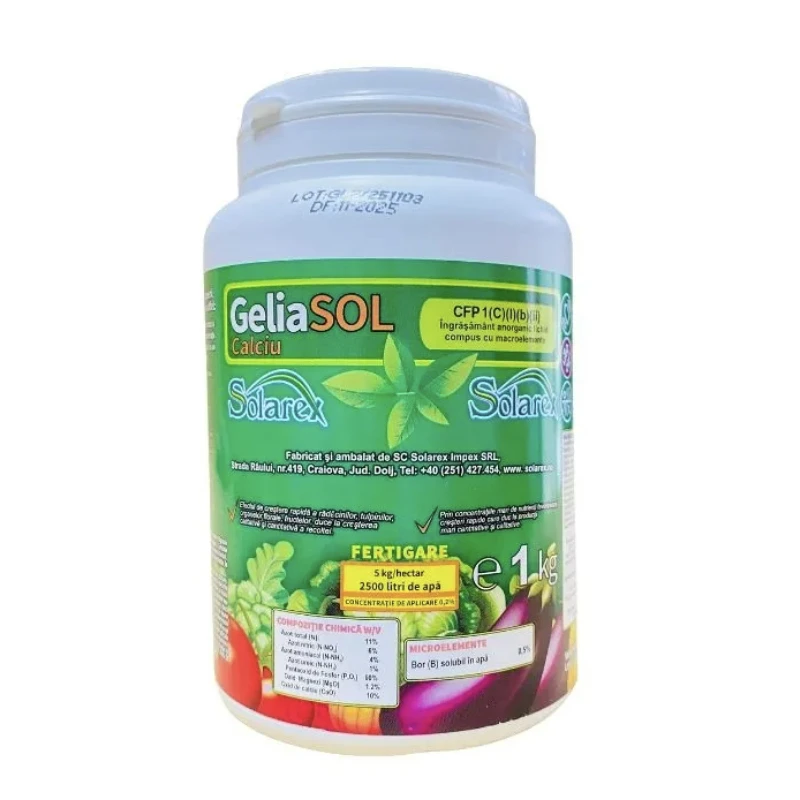 Fertilizant Geliasol Calciu - 1 kg, Solarex