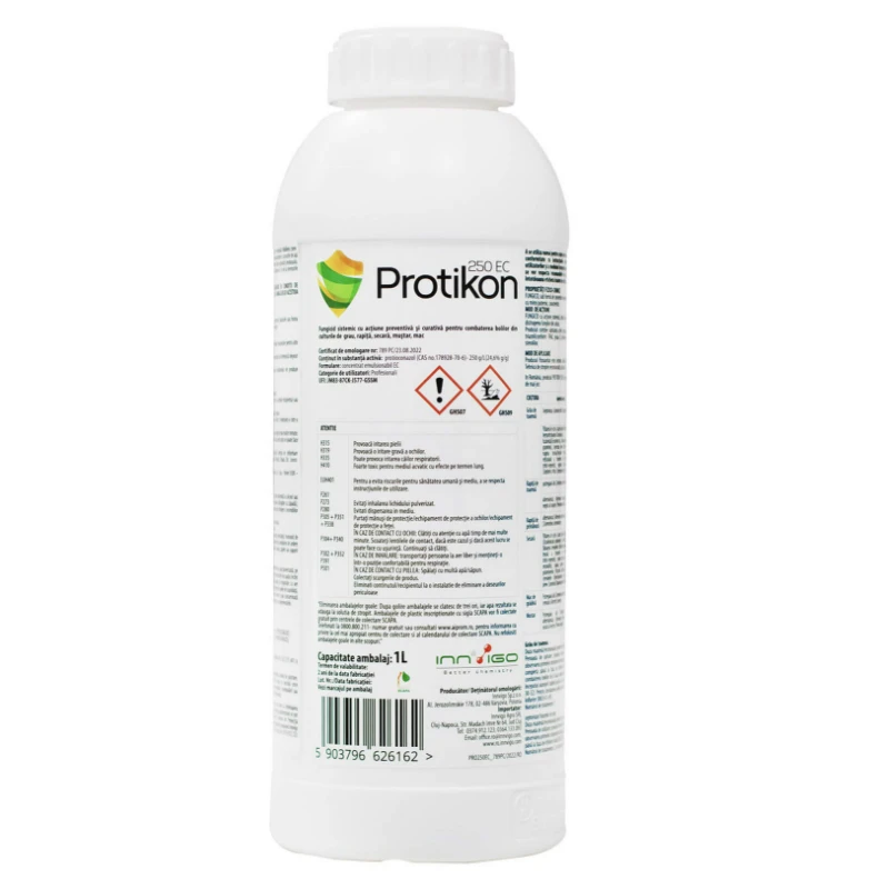 Fungicid cereale PROTIKON 250 EC - 1 Litru, Sistemic, Grau, Rapita, Secara
