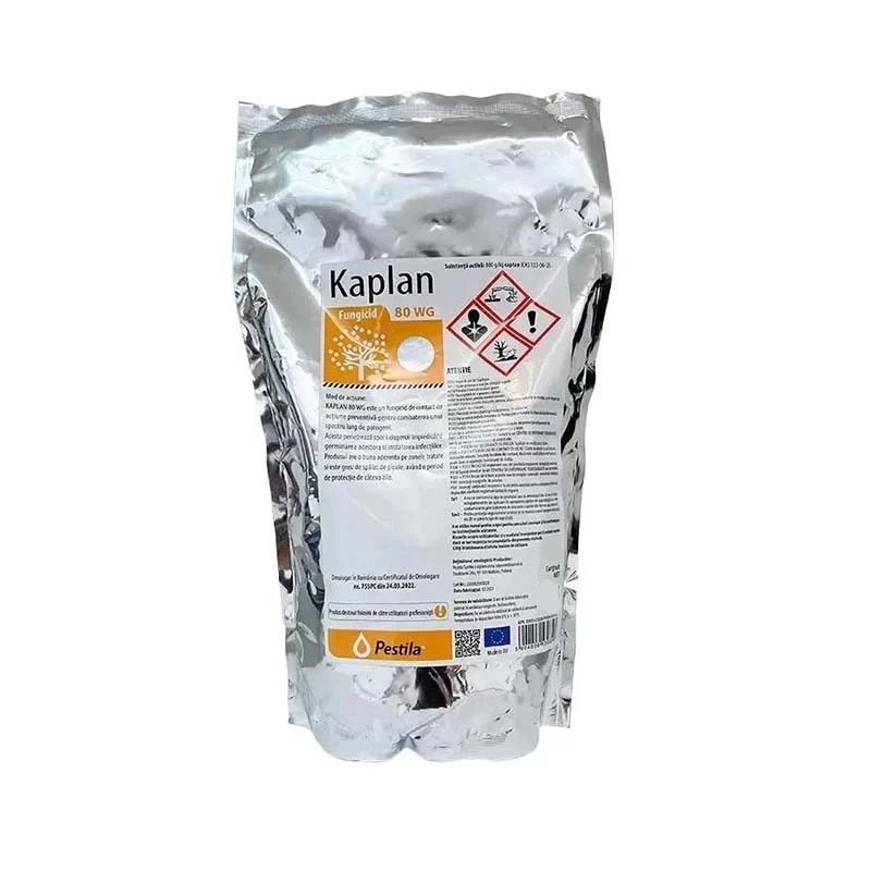 Fungicid Kaplan 80 WG - 5kg, Captan 800 g/kg, Contact