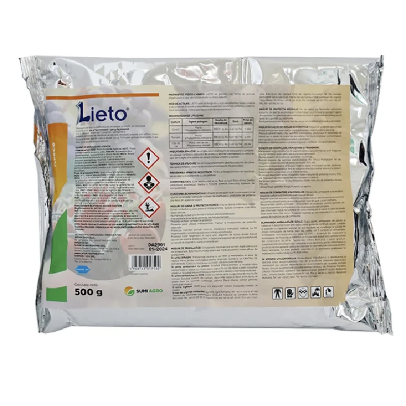 Fungicid LIETO, 500g, Cartofi, Tomate, Vita de vie, Sistemic