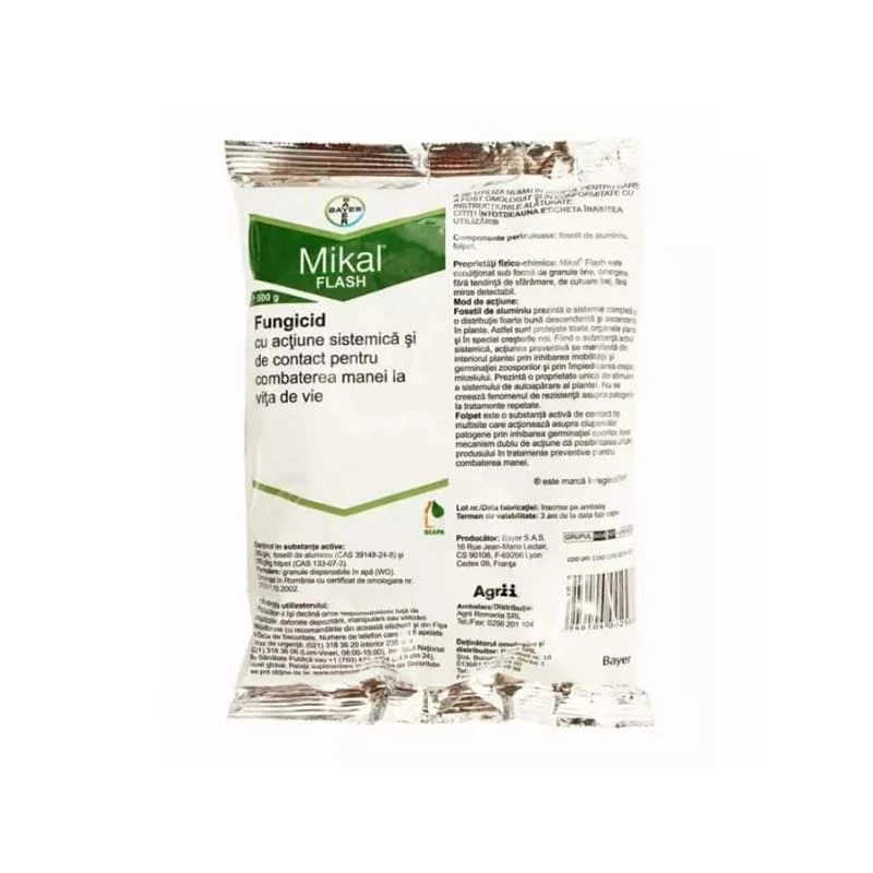 Fungicid MIKAL FLASH 45 WG - 500g, Vita de vie, Mana, Sistemic