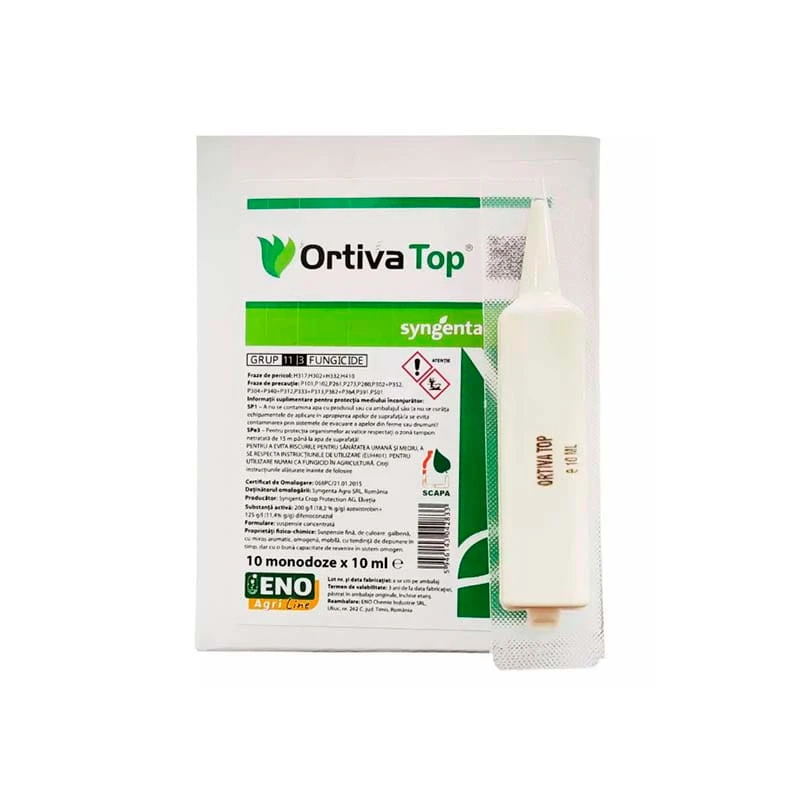 Fungicid Ortiva Top - 10ml, Preventiv si Curativ, Syngenta, Contact