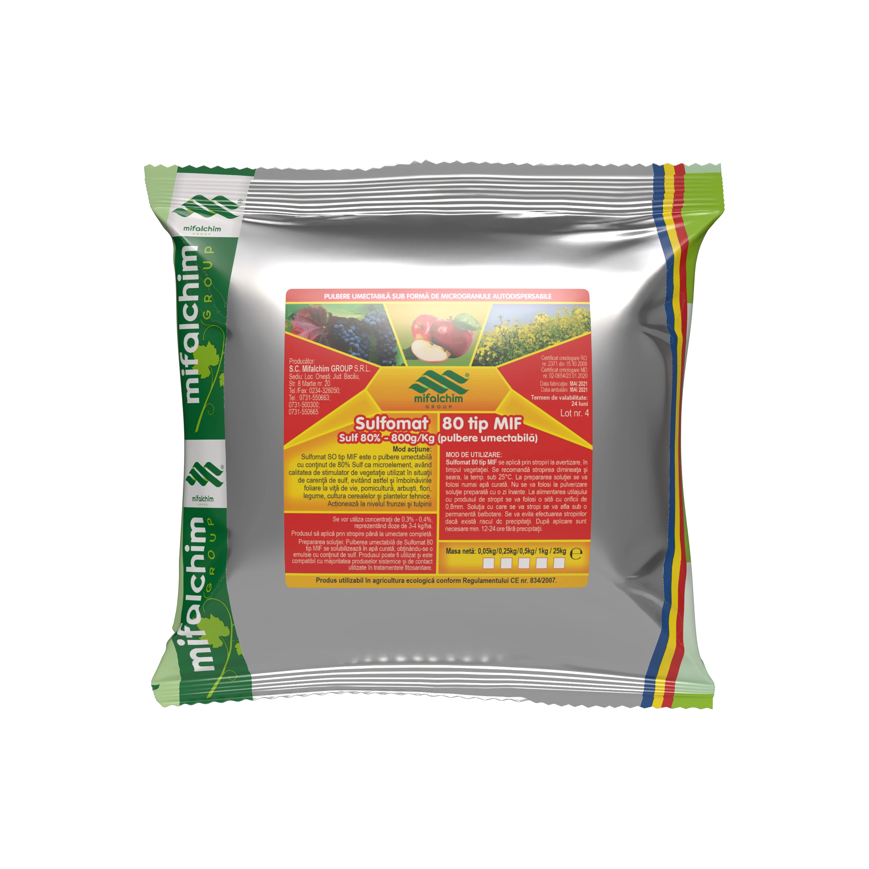 Fungicid SULFOMAT 80 tip MIF, 1 kg