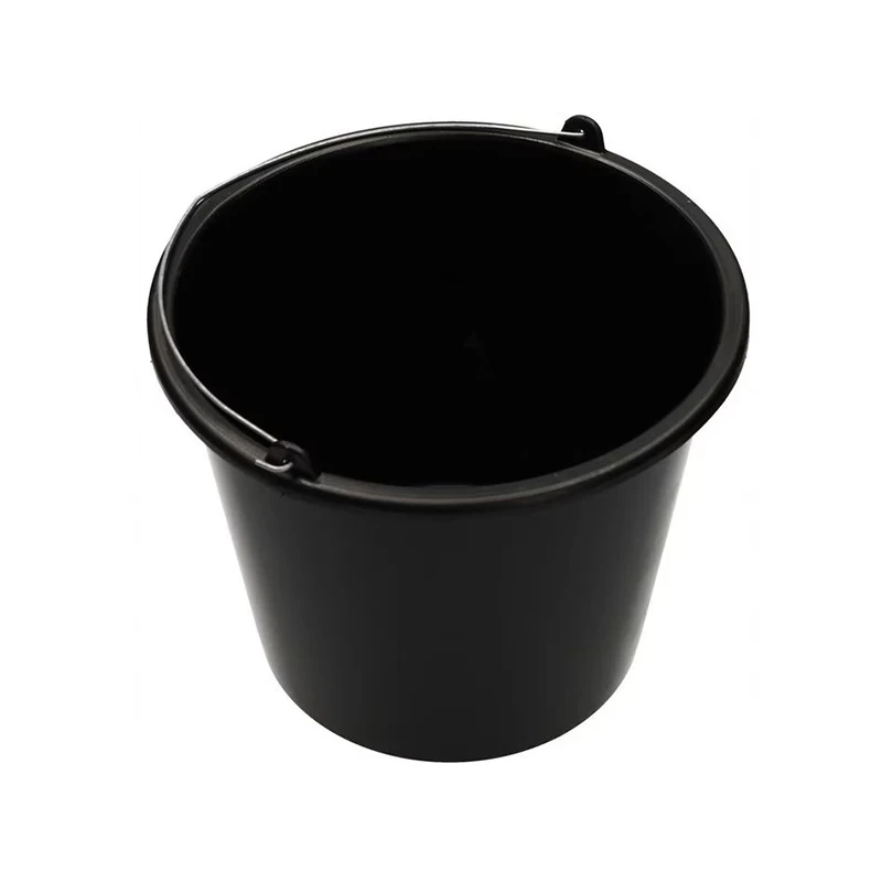Galeata Plastic, 16 Litri, Neagra, BERVAS