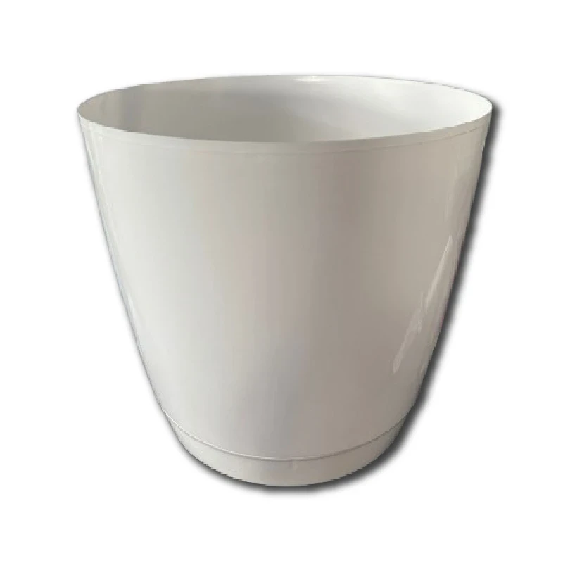 Ghiveci decora 1 alb, 0.8 Litri