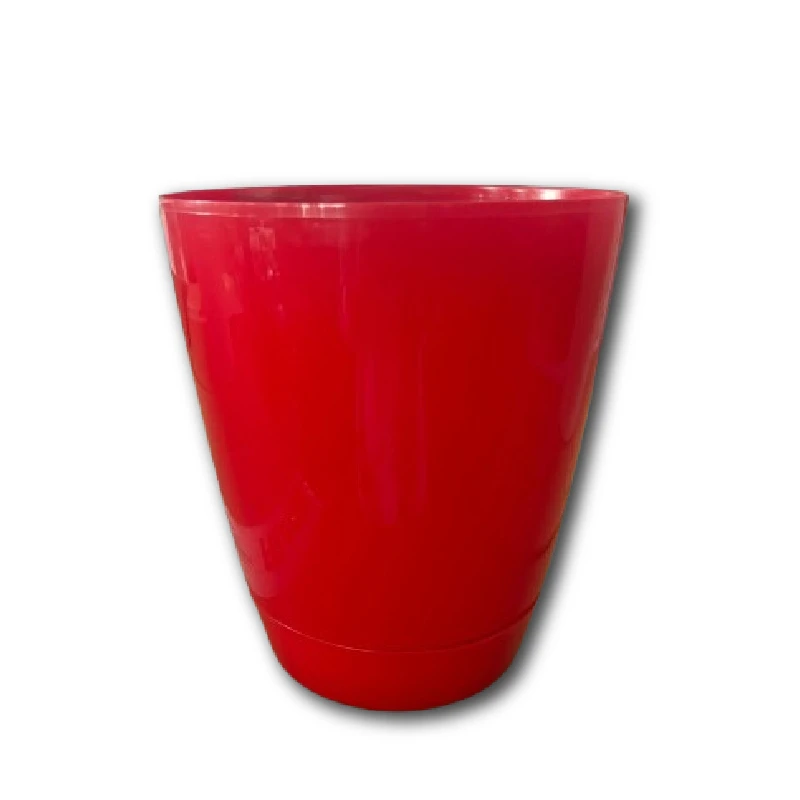 Ghiveci decora 2 rosu - 1.5 Litri