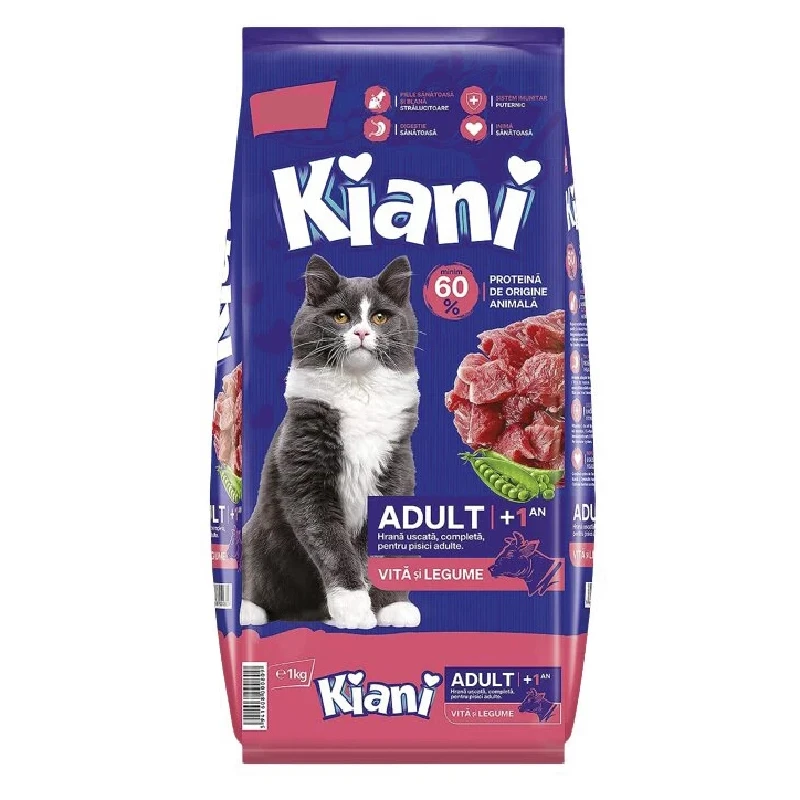 Hrana uscata pisici, Kiani, VITA-LEGUME, 8kg