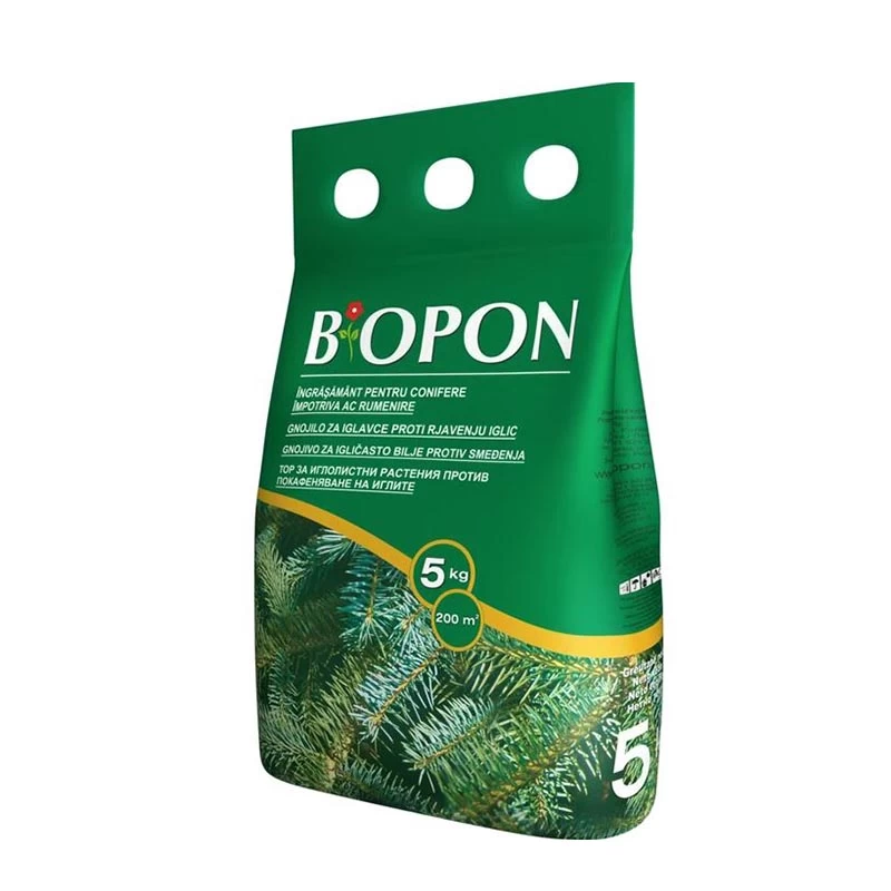 Ingrasamant CONIFERE BioPon, anti ingalbenire - 5kg