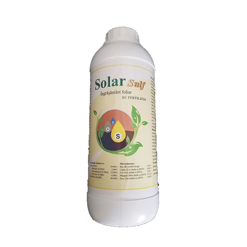 Ingrasamant foliar Solar SULF, 1 Litru