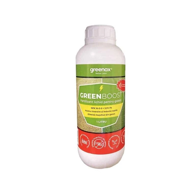 Ingrasamant lichid gazon Greenax GREENBOOST - 1 Litru, Revitalizant, Accelerator