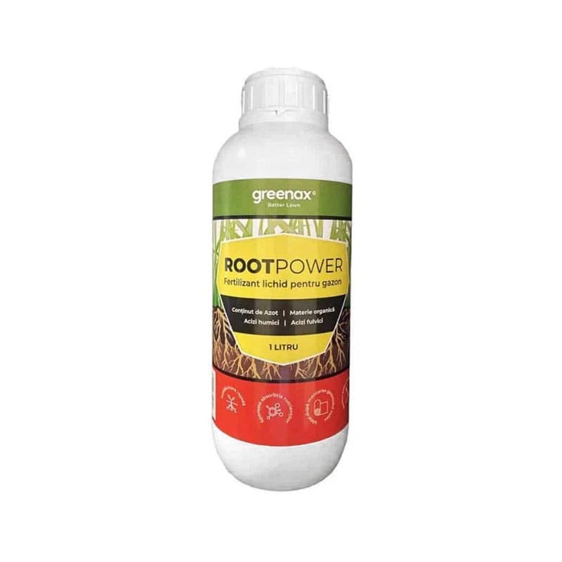 Ingrasamant lichid gazon Greenax ROOTPOWER - 1 Litru, Inradacinare rapida