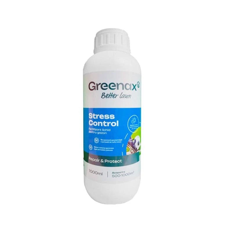 Ingrasamant lichid gazon Greenax STRESS CONTROL - 1 Litru, Anti Stres