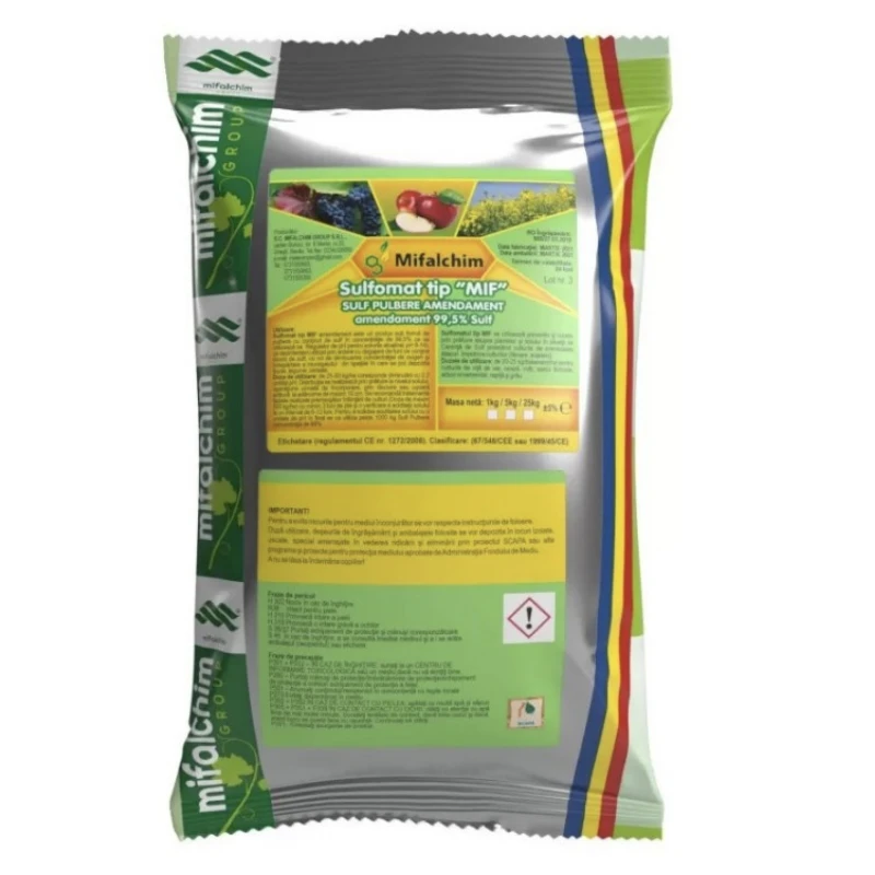 Ingrasamant Sulfomat Tip MIF, Regulator de PH - 1 kilogram, Mifalchim