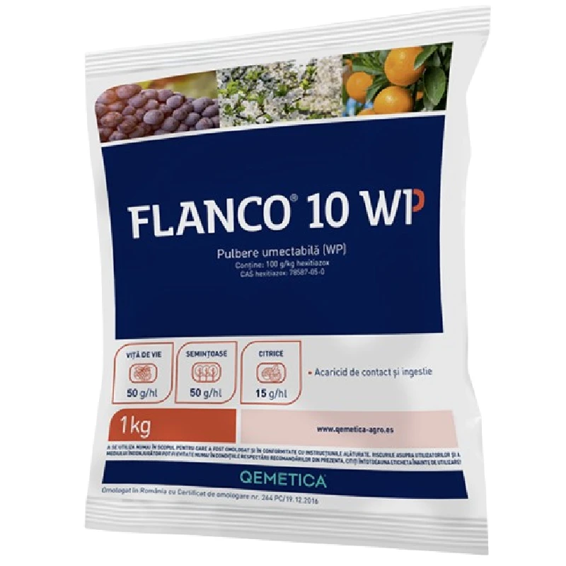 Insecticid acaricid FLANCO 10 WP - 1 kg, hexitiazox, Qemetica
