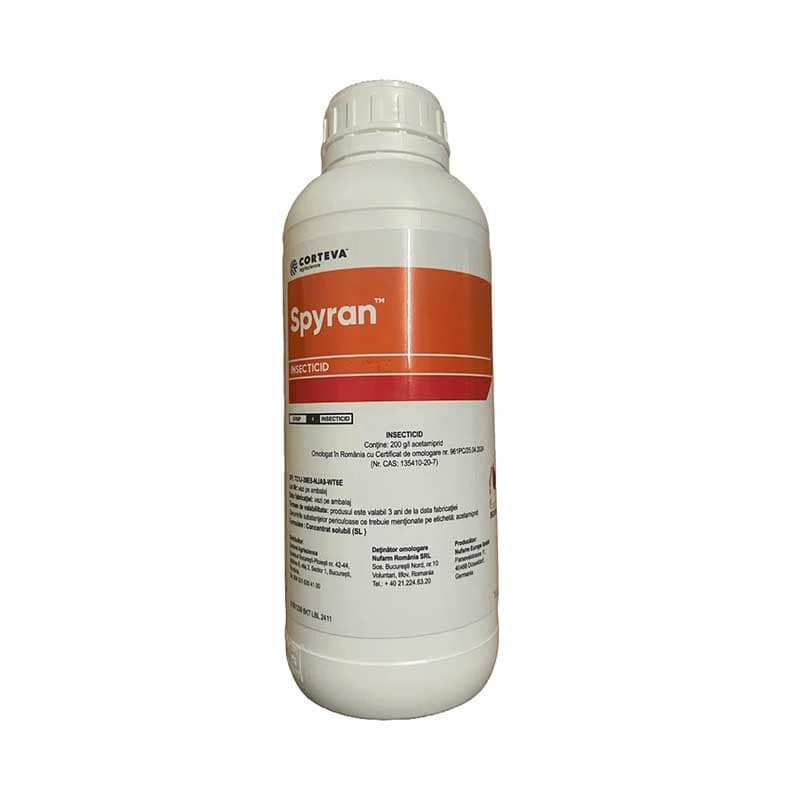 Insecticid SPYRAN - 1 Litru, Corteva, Sistemic, Acetamiprid