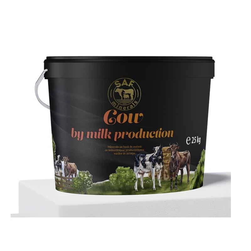 Minerale pe baza de melasa, Cow Milk Production, Vaci de lapte, Galeata 25kg