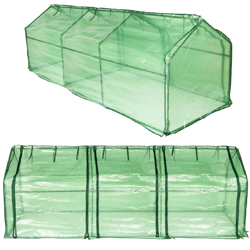 Mini Sera polietilena, Micul Fermier - 4 x 1 x 0.8m