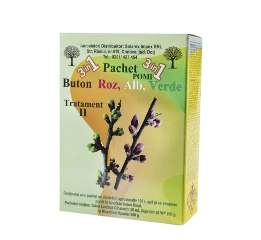 Pachet tratament pomi II, 100L apa