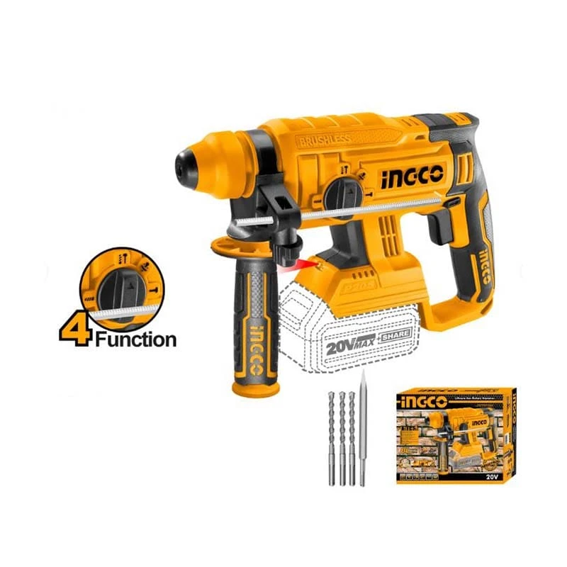 Picammer Industrial 20V, INGCO, Fara Baterie si Incarcator, Calitate Industriala