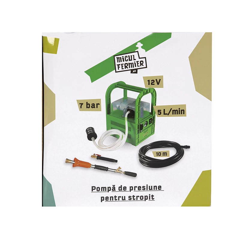 Pompa de presiune pentru stropit, 12V, Micul Fermier