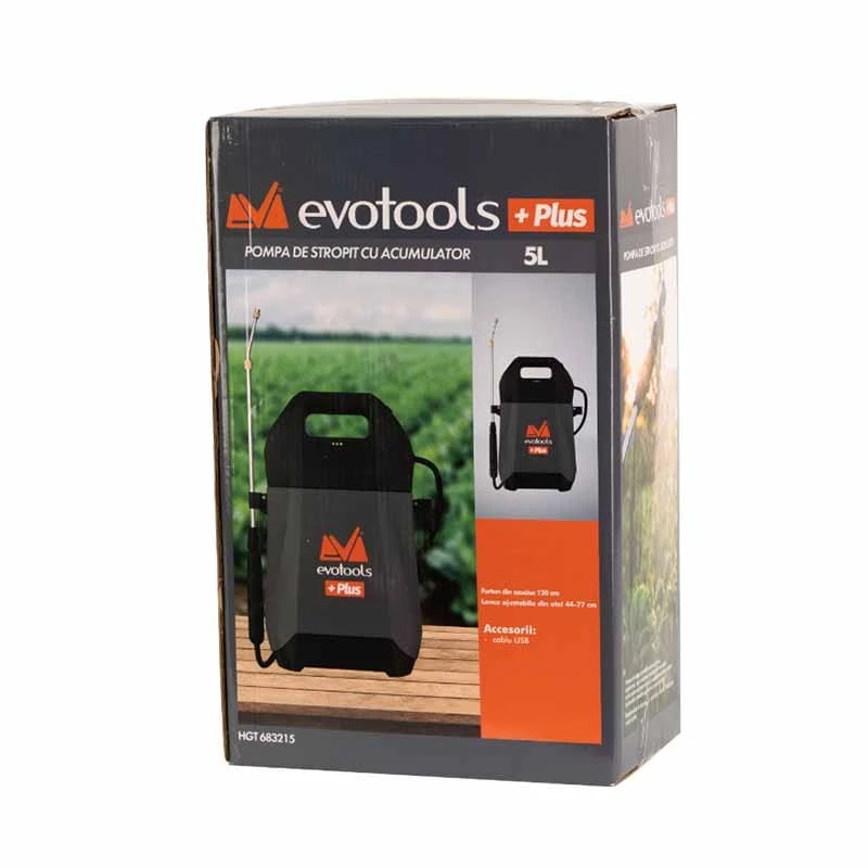 Pompa de Stropit Cu Acumulator, EvoTools, 5 Litri