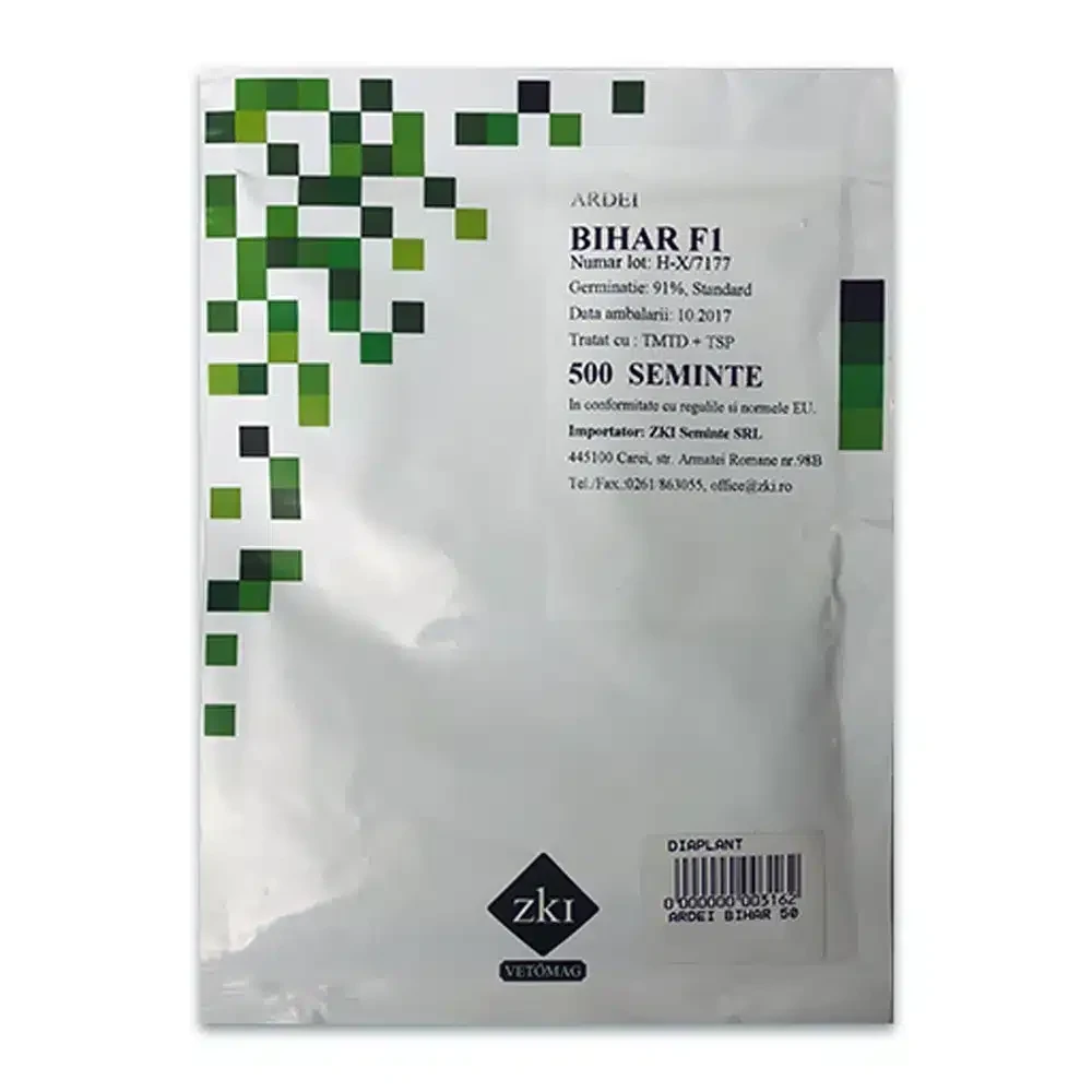 Seminte Ardei Gogosar BIHAR F1, 500 seminte