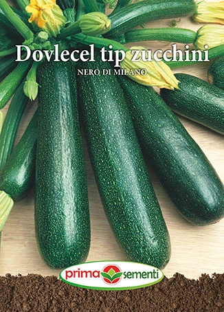 Seminte de Dovlecel Zuchinni NERO DI MILANI, Primasementi - 4 gr