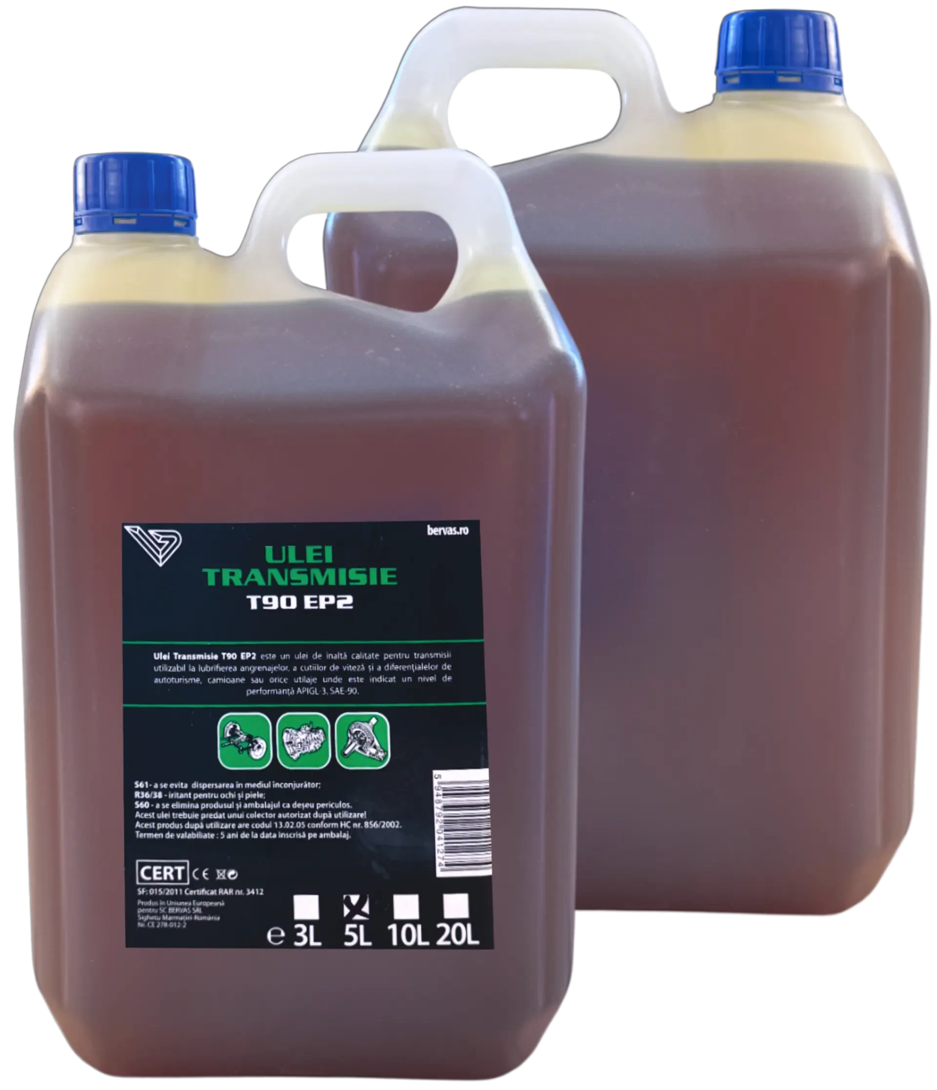 Ulei Transmisie T90, Bervas, 5 Litri