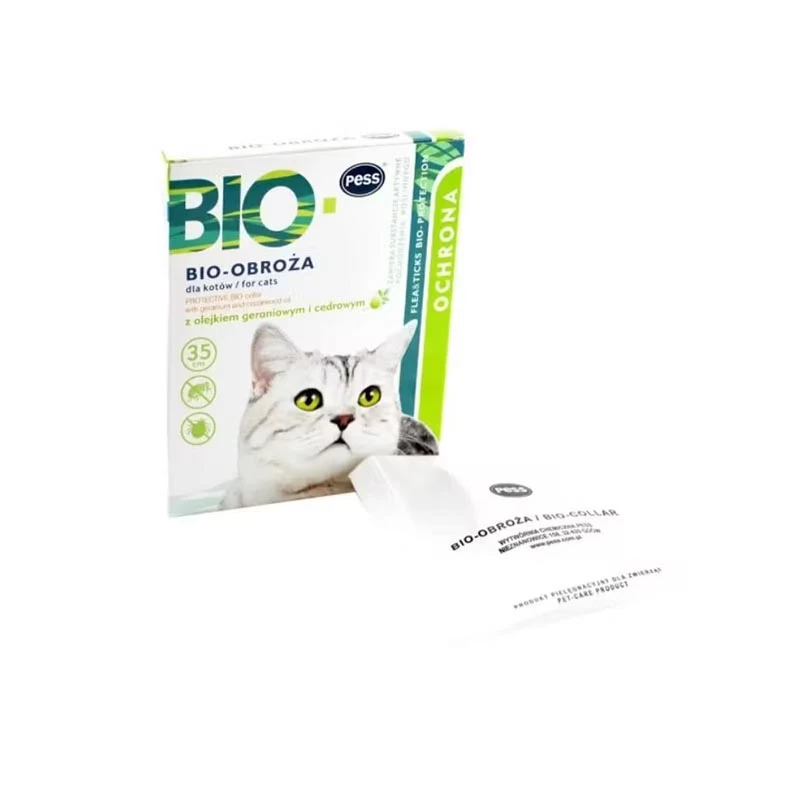 Zgarda antiparazitara pisici Bio-Obroza 35cm
